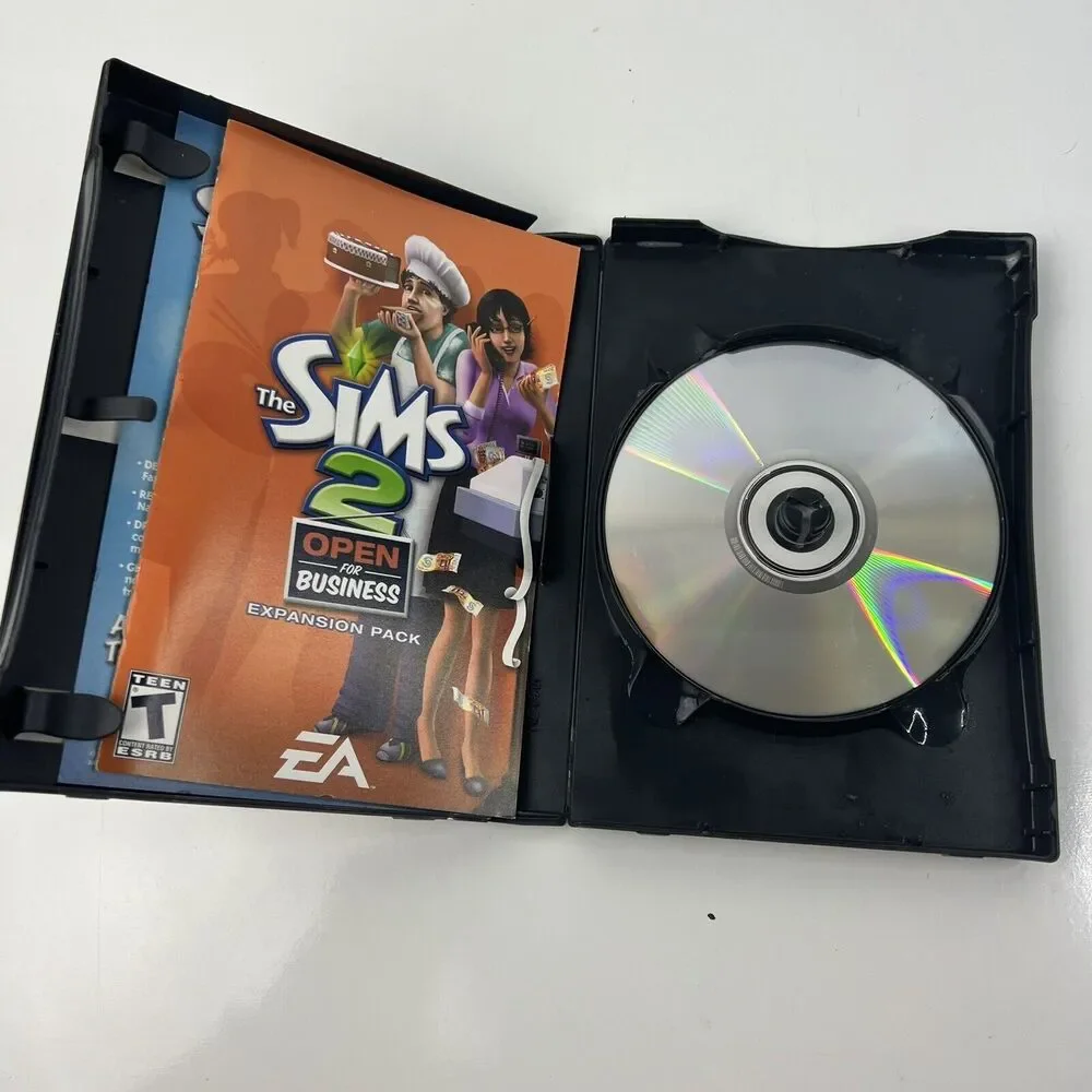 The Sims 2 Open For Business PC Game Expansion Pack 2006 Complete